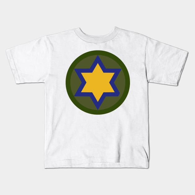 66th Cavalry Division  logo Kids T-Shirt by Spacestuffplus